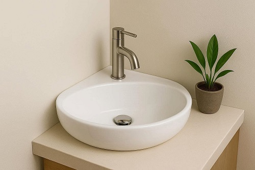 Corner Wash Hand Basin